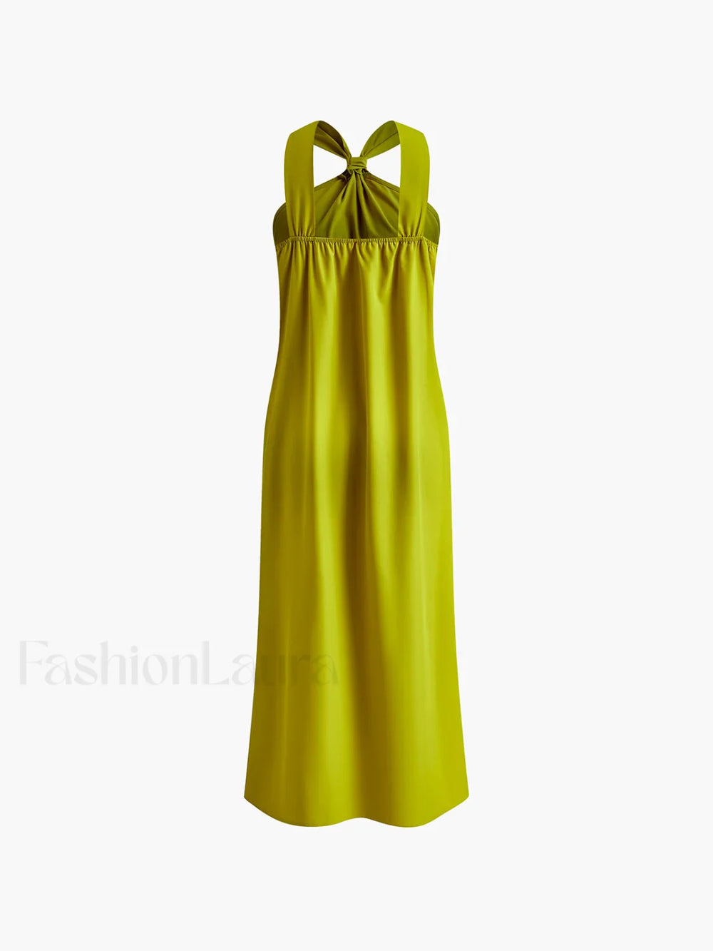 Cross Halter Split Long Dress Dresses