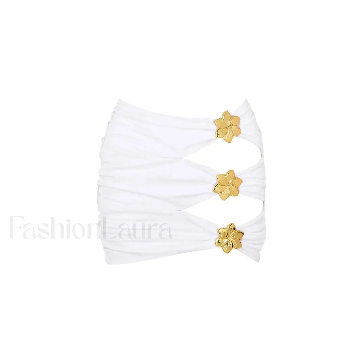 Cutout Halter Bikini Three Piece Set CI24702W21 / S