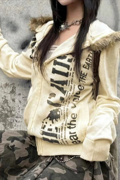 Cyber Punk Loose Fit Hoodie