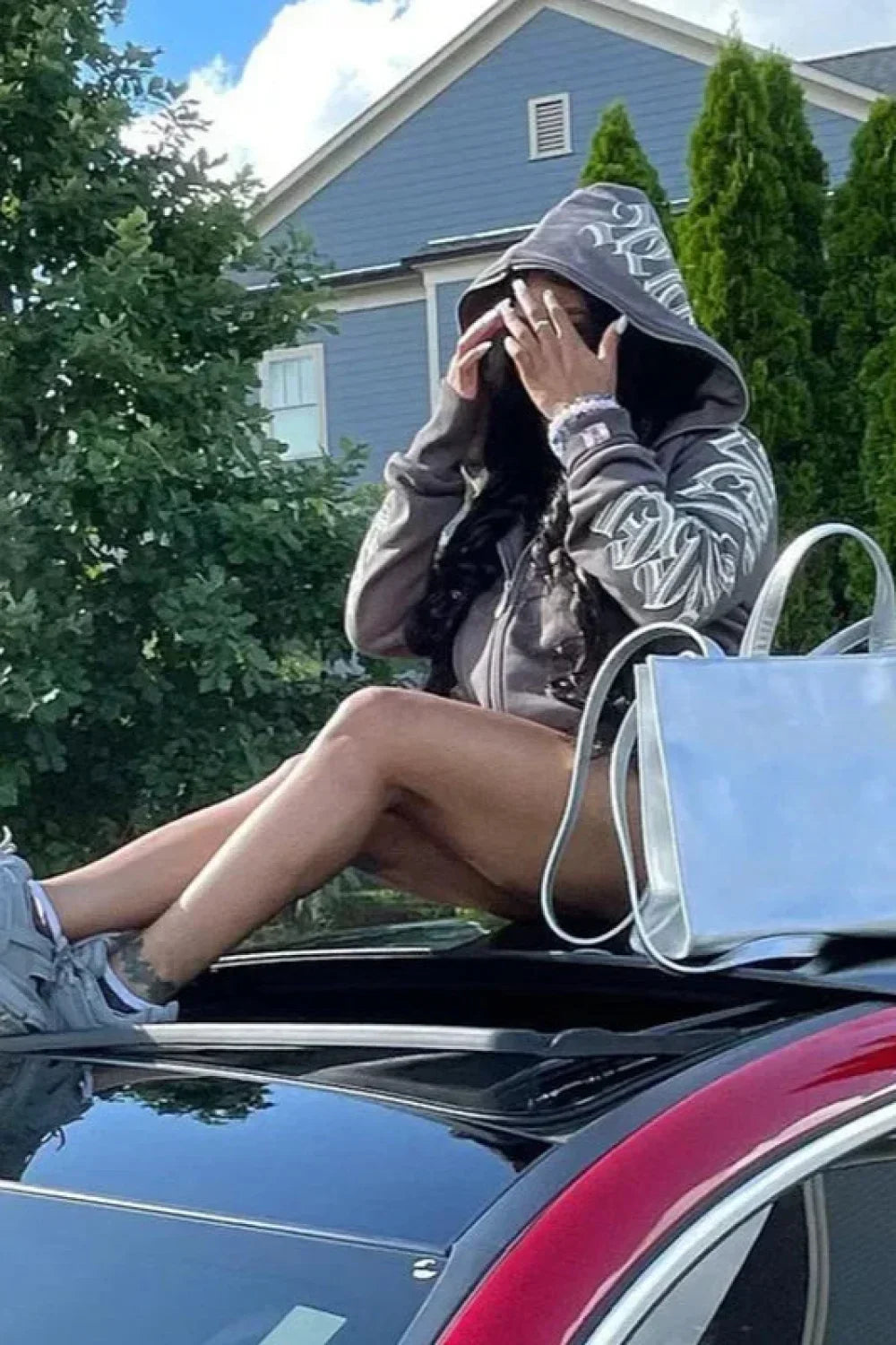 Cyber Y2K Gothic Punk Hoodie