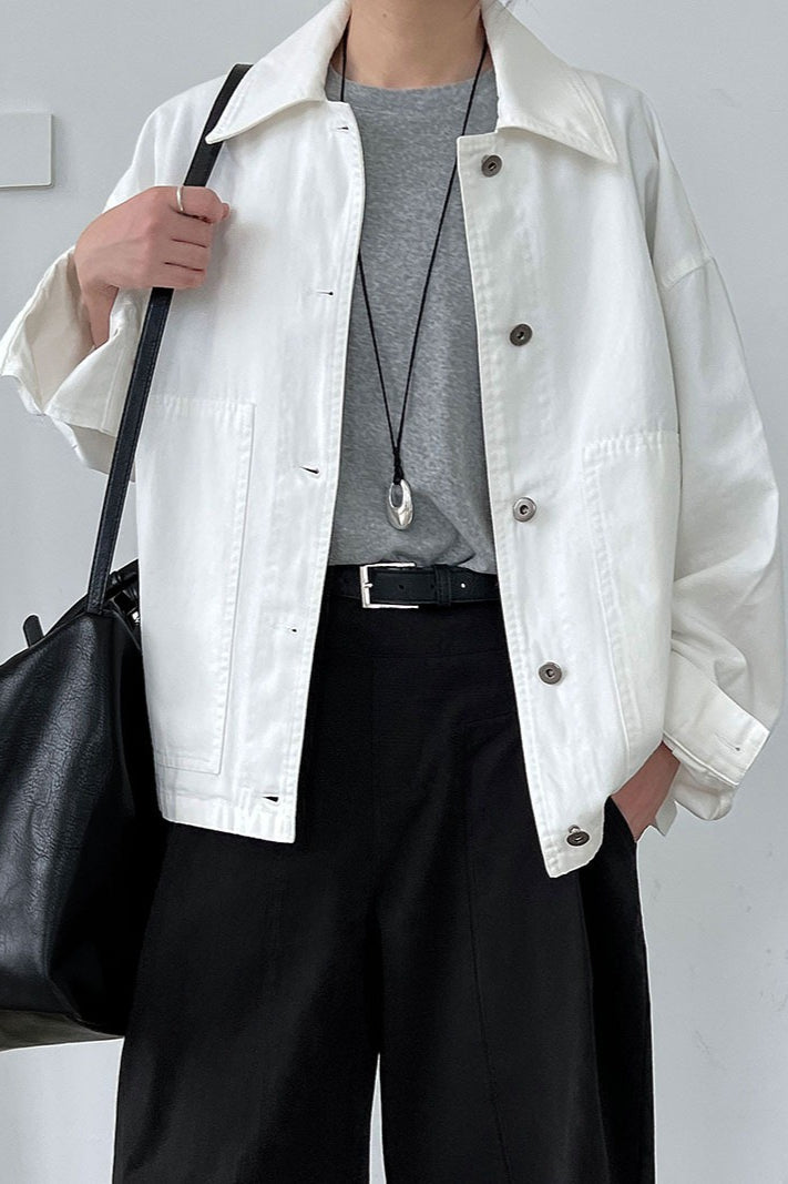 Utility Lapel Fleece Jacket