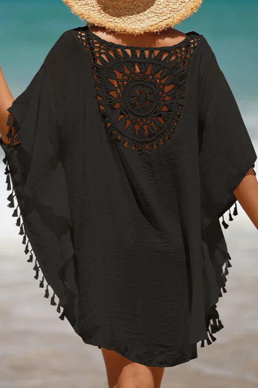 Crochet Cover Up Boho Dress