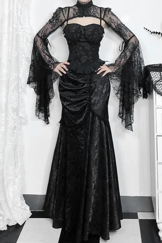 Halloween Pleated Gothic Skirt