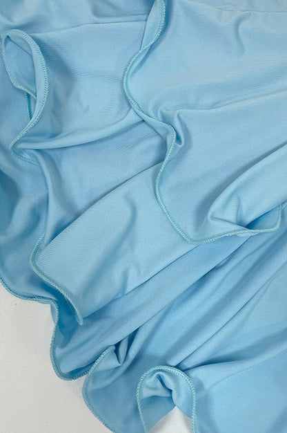 Halter Backless Button Party Dress