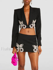 Diamond Folds Vintage Skirt