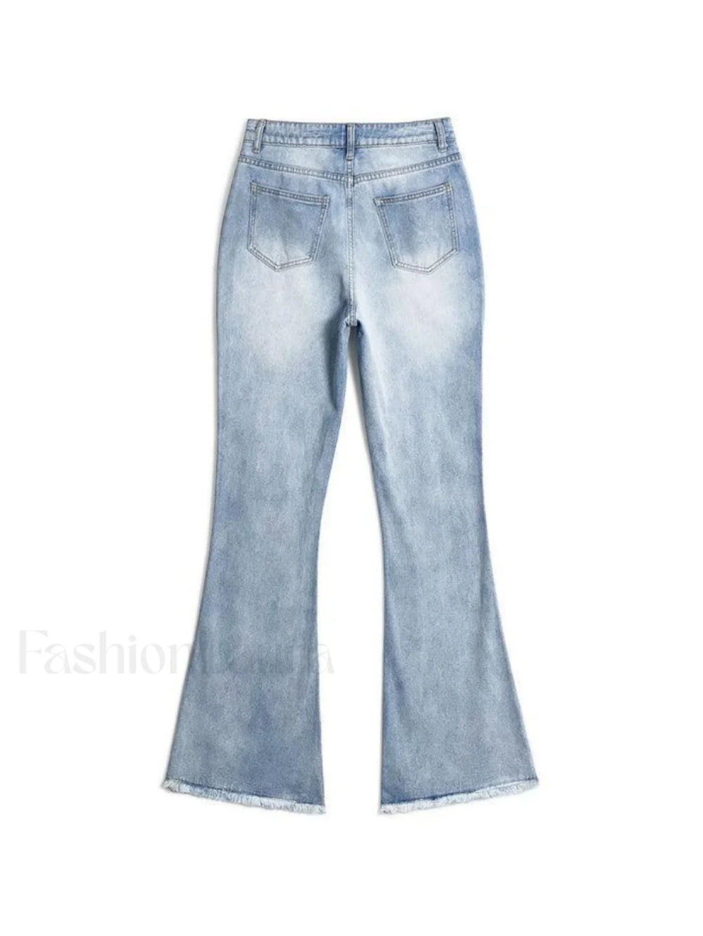 Distressed High Waist Ripped Jeans Jeans