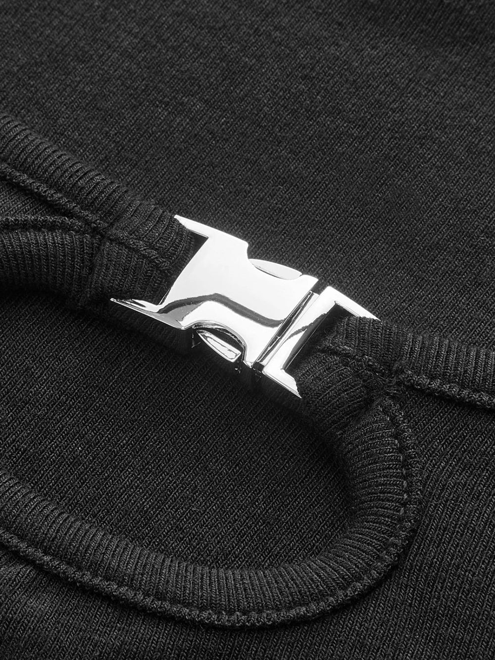 Double Keyholes Long Sleeve Top T Shirts