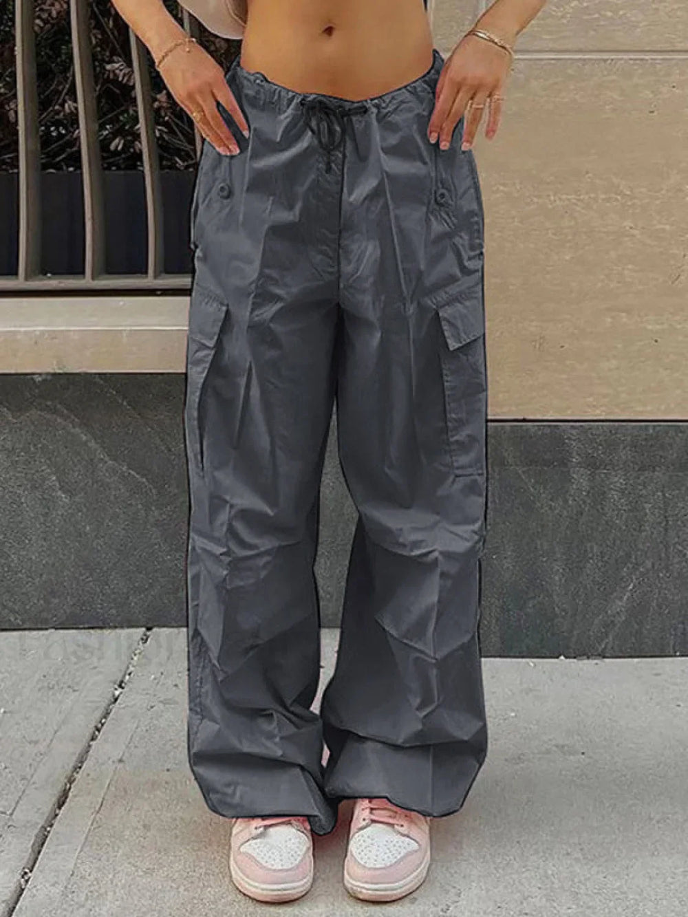 Drawstring Y2K Baggy Cargo Pants Cargo Pants