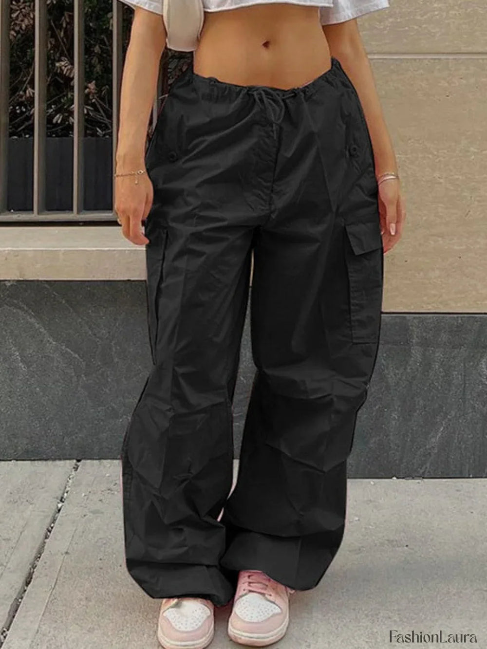 Drawstring Y2K Baggy Cargo Pants Cargo Pants