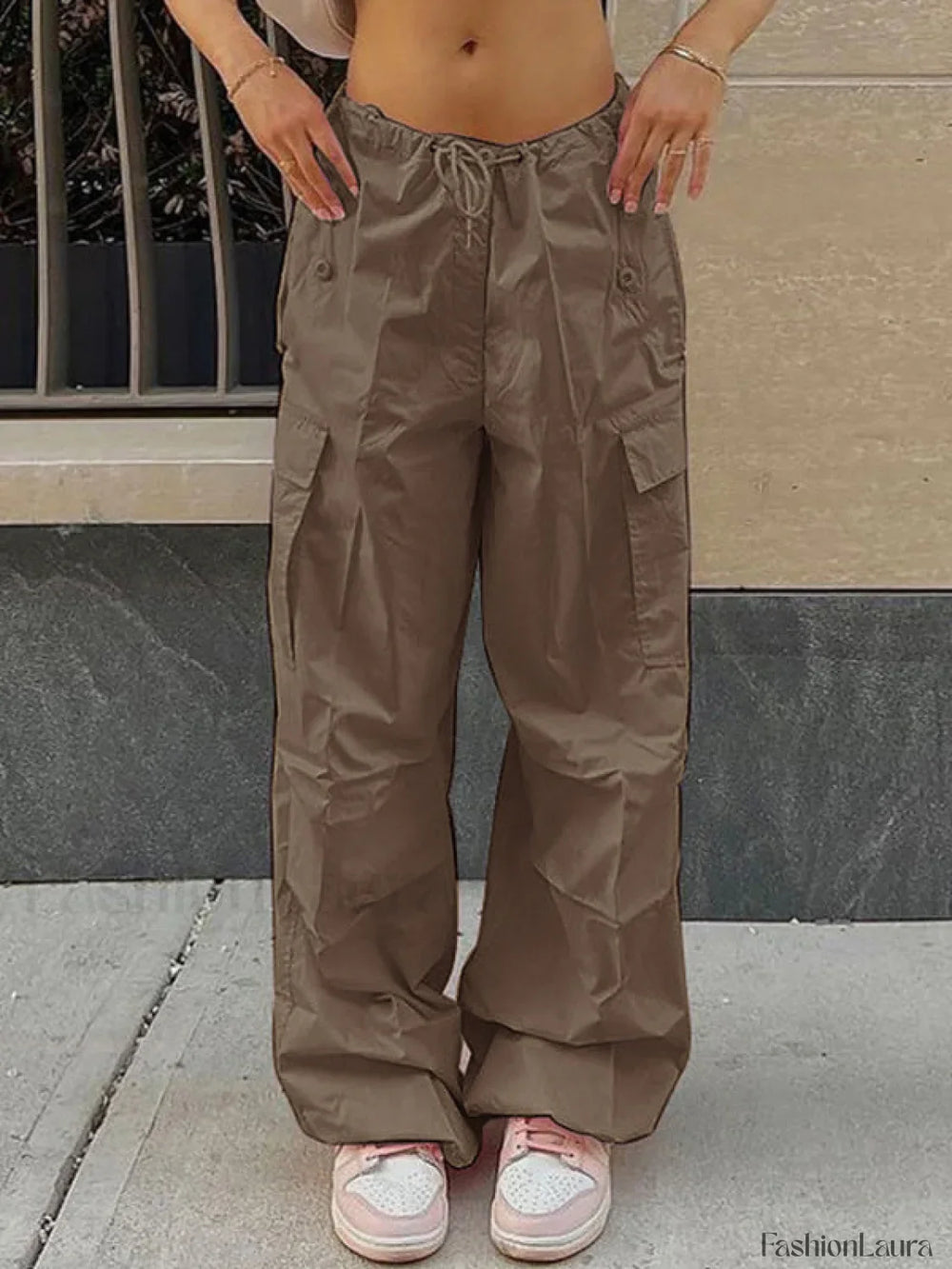 Drawstring Y2K Baggy Cargo Pants Cargo Pants