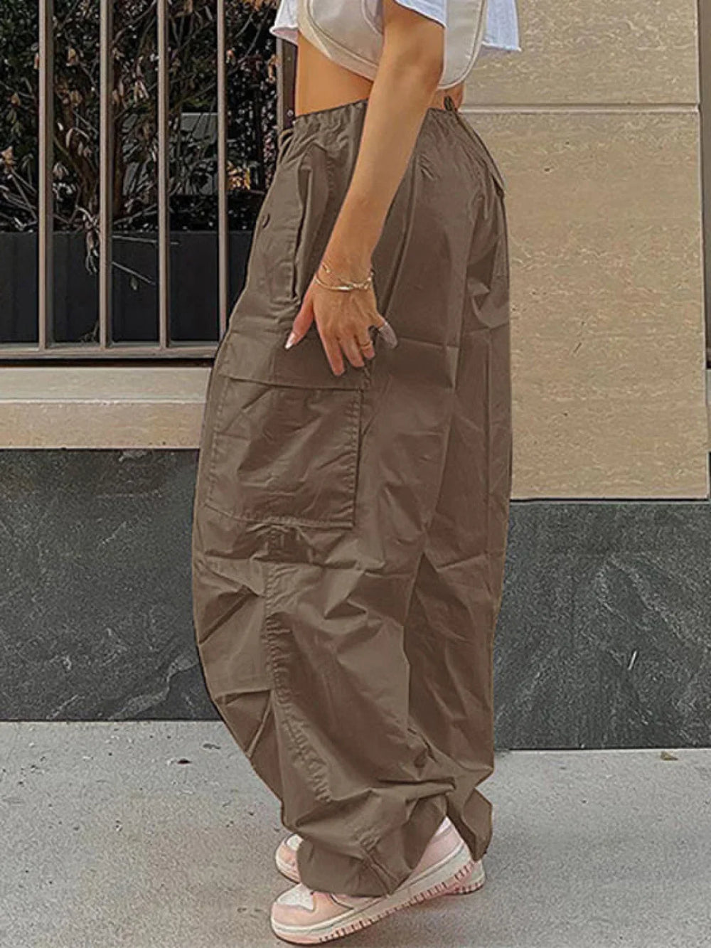 Drawstring Y2K Baggy Cargo Pants Cargo Pants