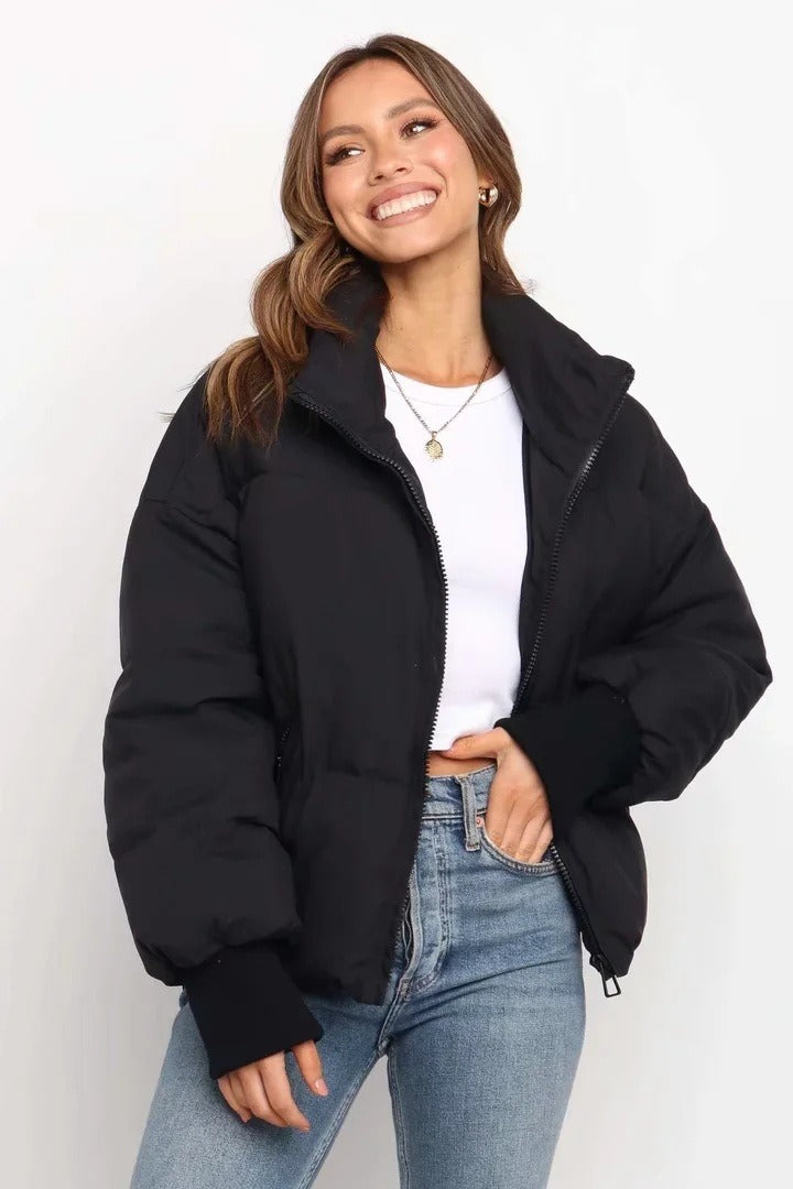 Flowy Insulated Puffer Jacket