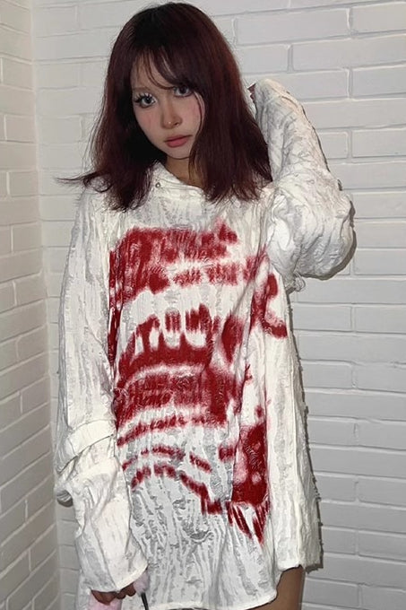 Rock Punk Pearl Button Hoodie