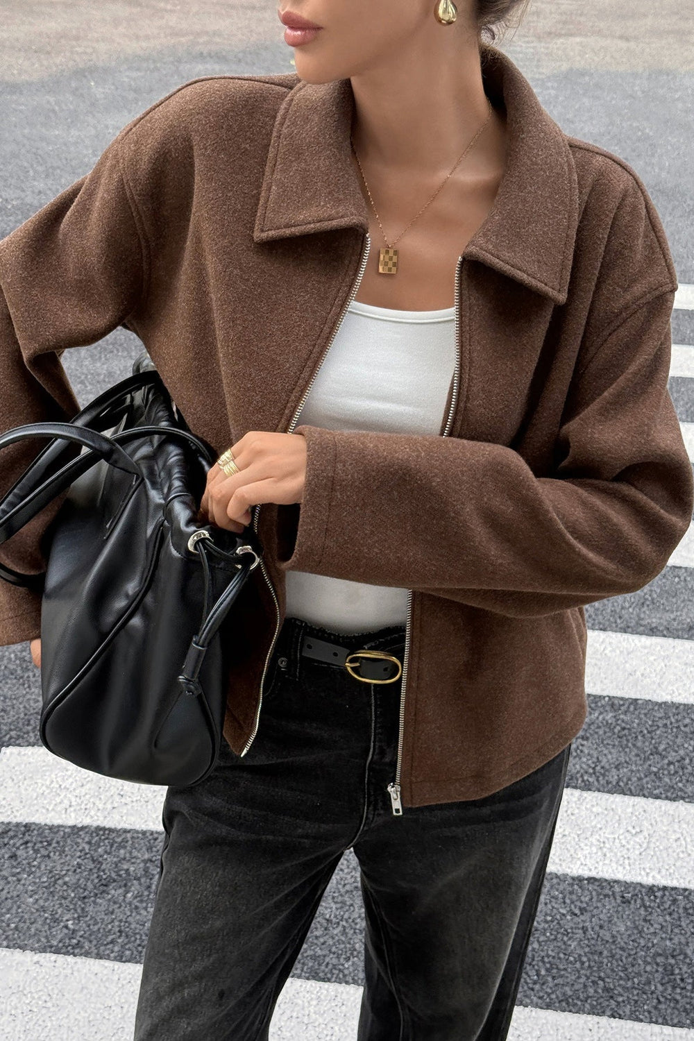 Elegant Long Sleeve Versatile Jacket