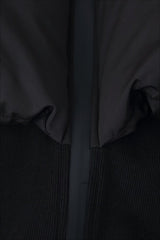 Cropped Patchwork Quilted Puffer Jacket