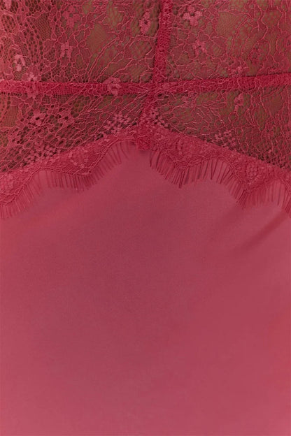 Lace Patchwork Backless Halter Boho Dress