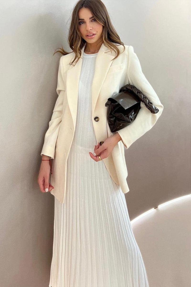 Slim Fit Crew Neck Sweater Dress