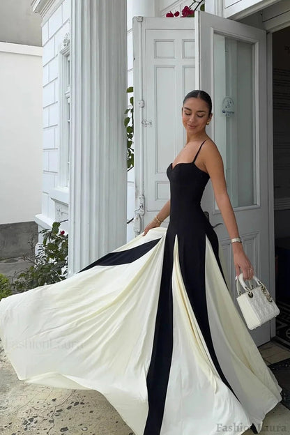 Colorblock Cami Maxi Dress