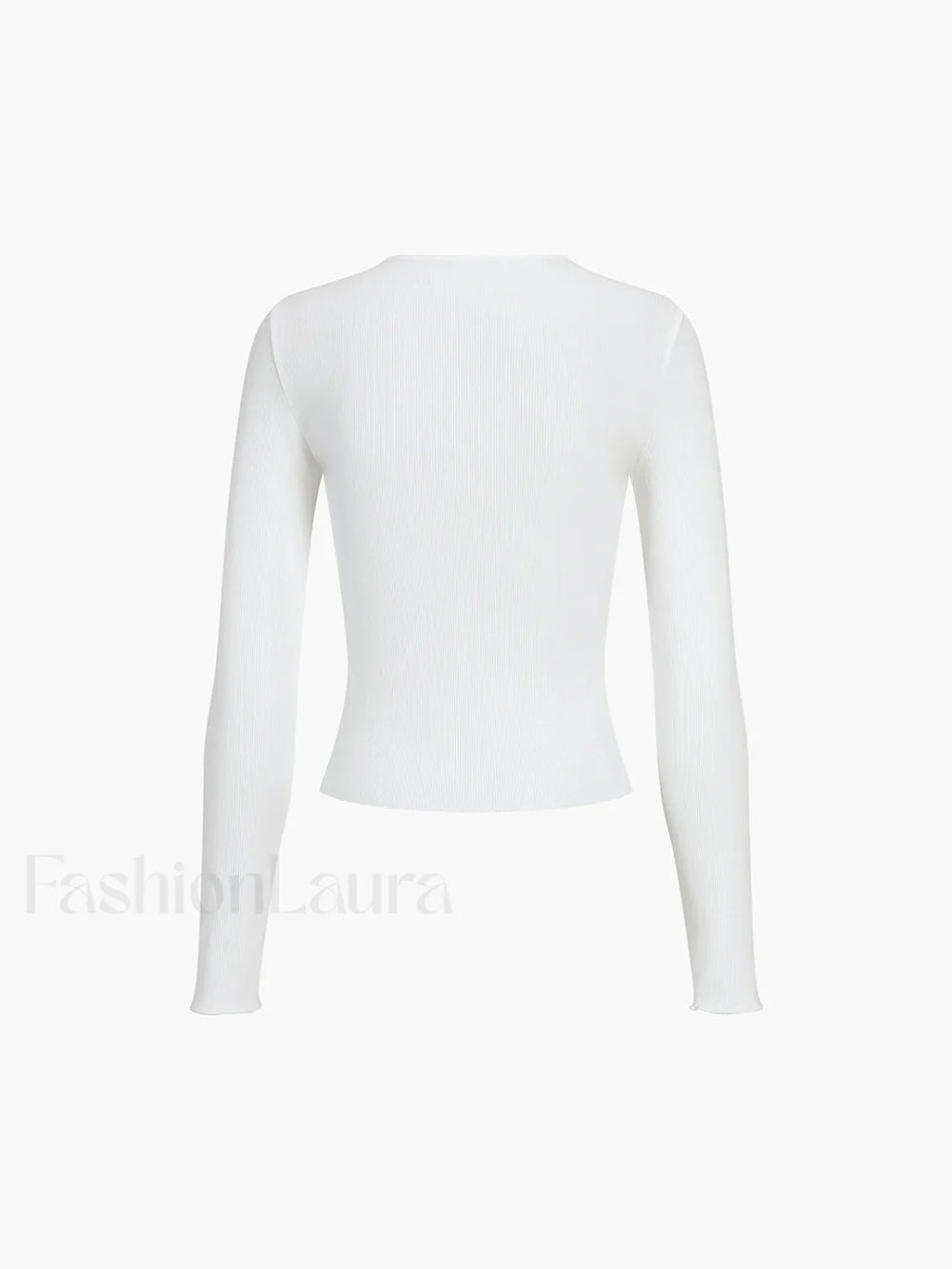 Everyday Rib Long Sleeve Top T Shirts