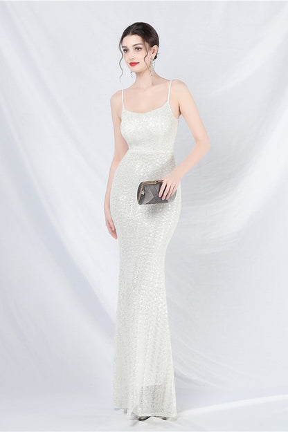 Elegant Sequin Cami Maxi Dress