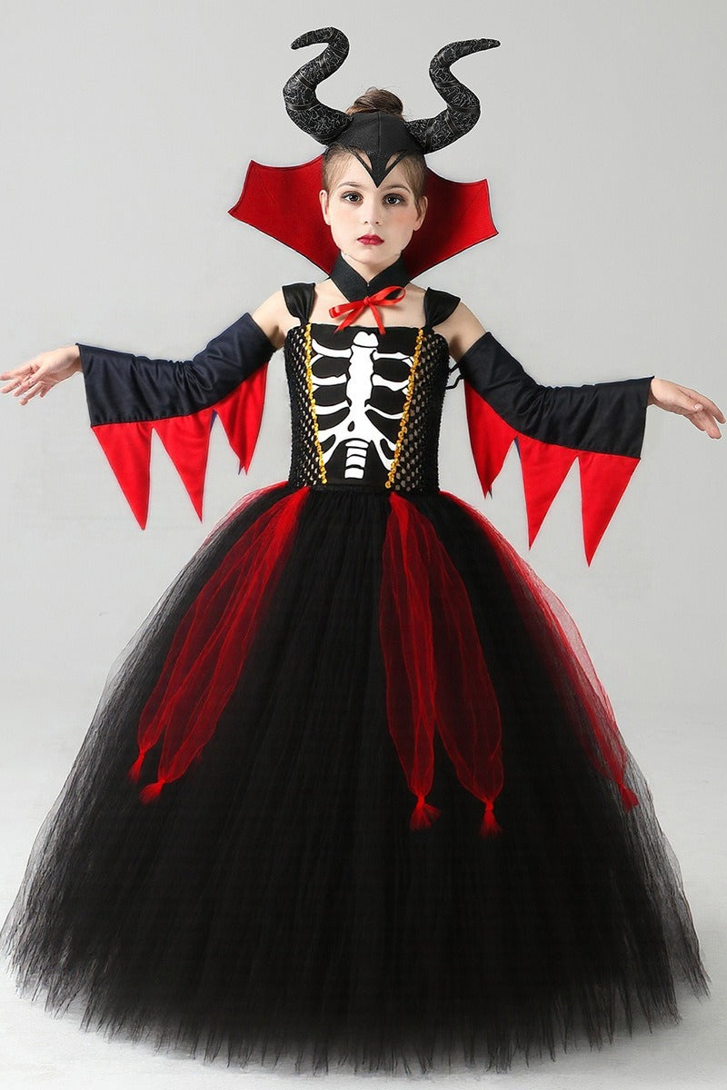 Vampire Witch Dress Kid Halloween Costume