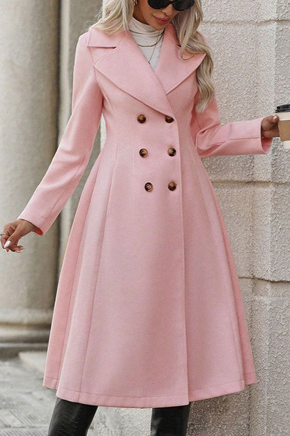 Double Breasted A Line Coat coats