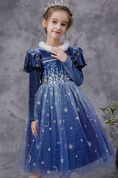 Velvet Snow Princess Kid Halloween Costume