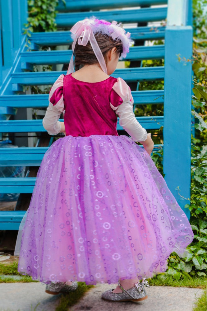 Magic Princess Tulle Dress Kid Halloween Costume