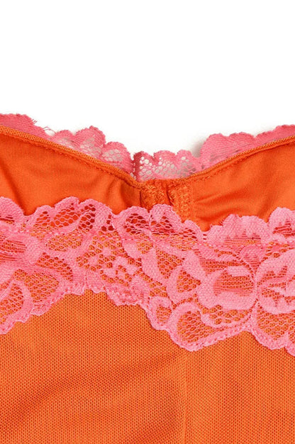 Lace Patchwork Midi Dress