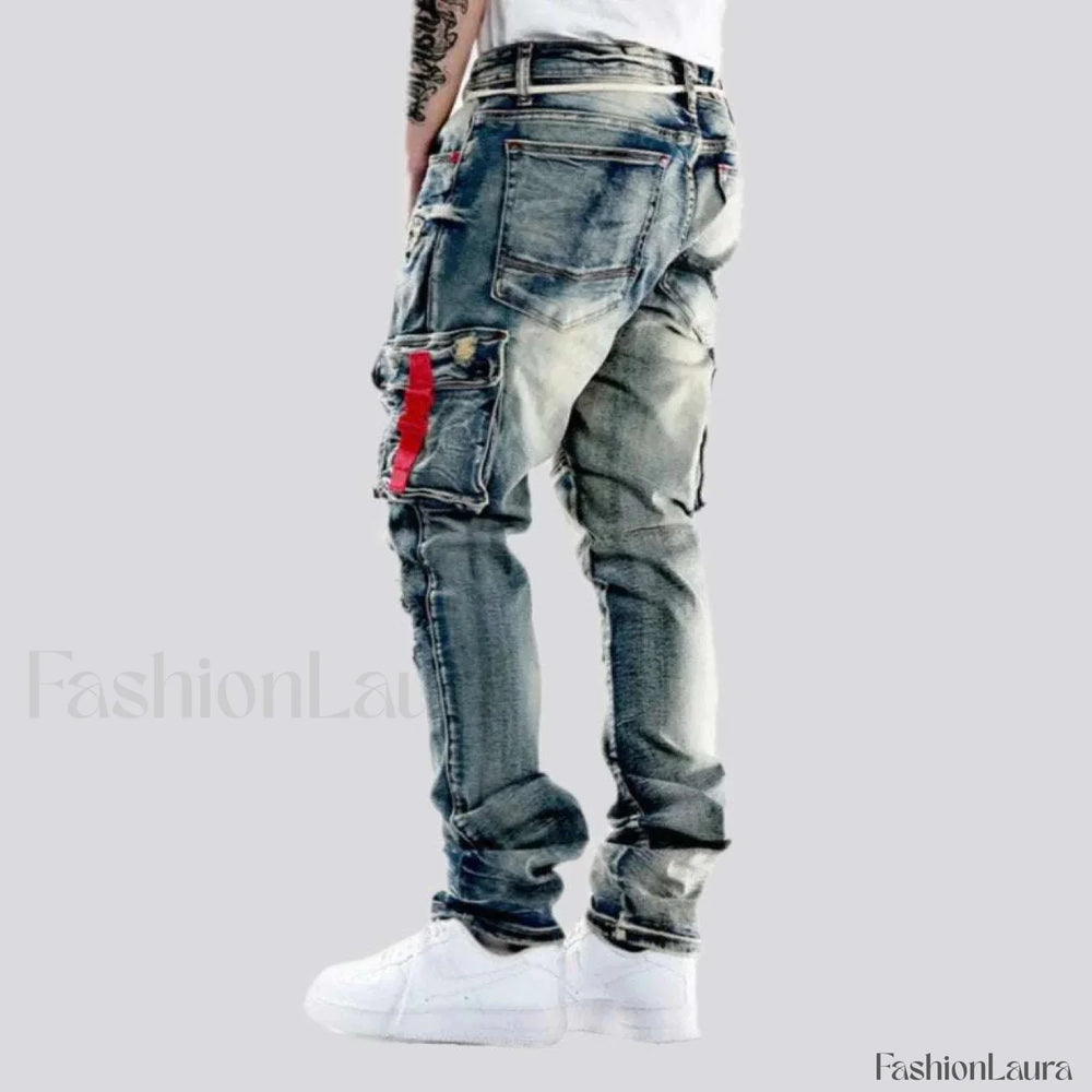 Fashion men vintage jeans jeans