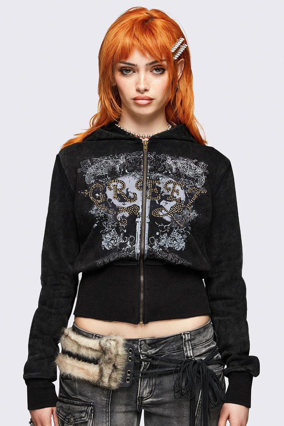 Street Style Color Block Hooded Hoodie