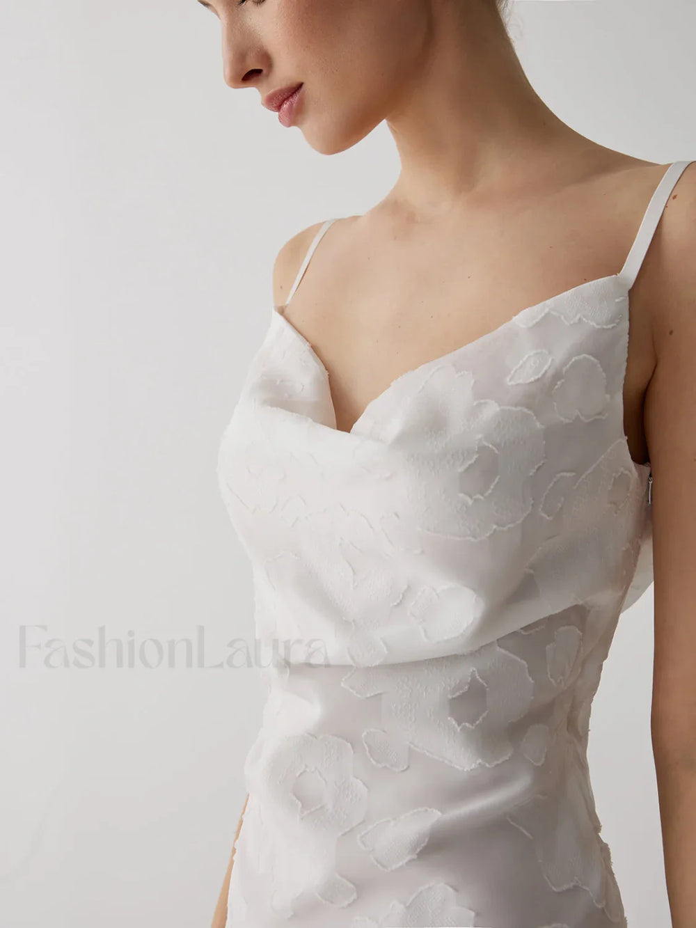 Floral Jacquard Open Trendy Back Long Dress Dresses