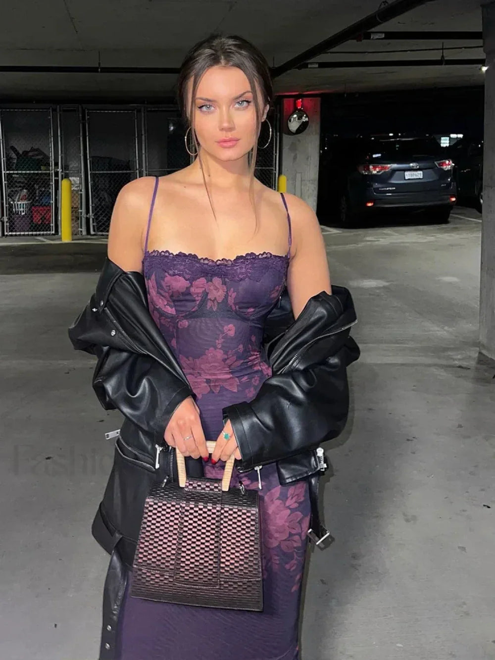 Floral Lace Backless Maxi Dress