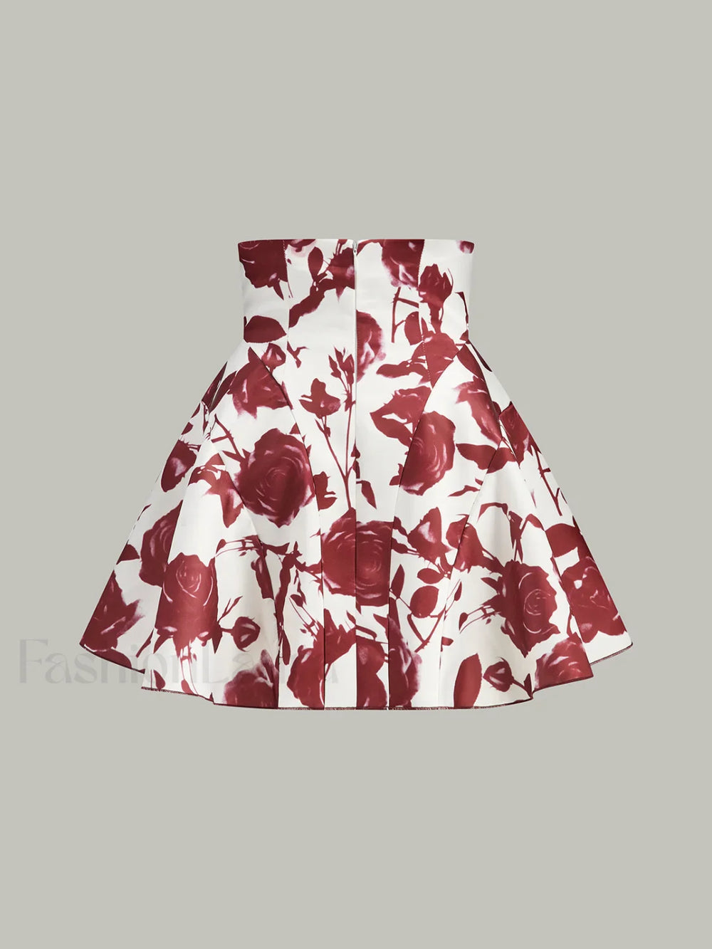 Floral Print Button Detail Skirt Skirts