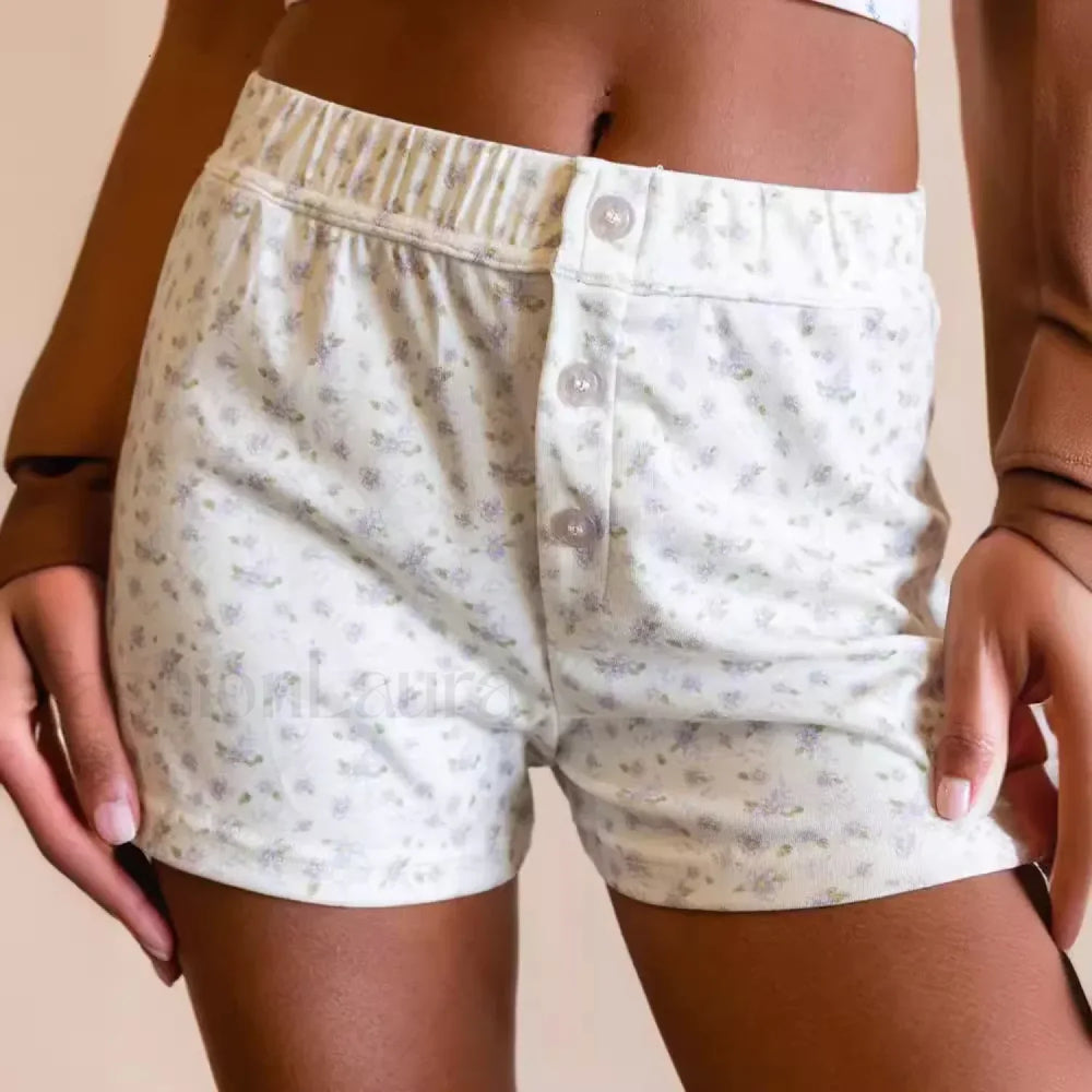 Floral Print Comfortable Pajamas Short