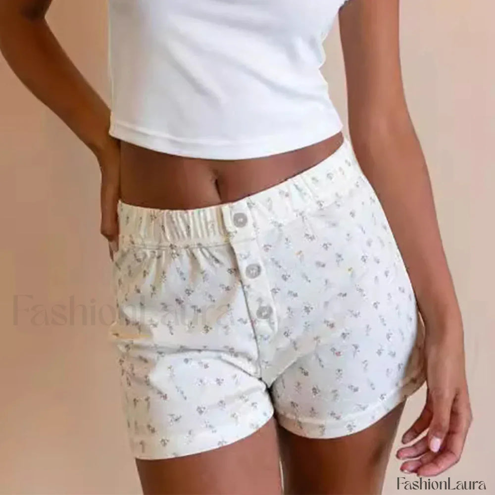 Floral Print Comfortable Pajamas Short