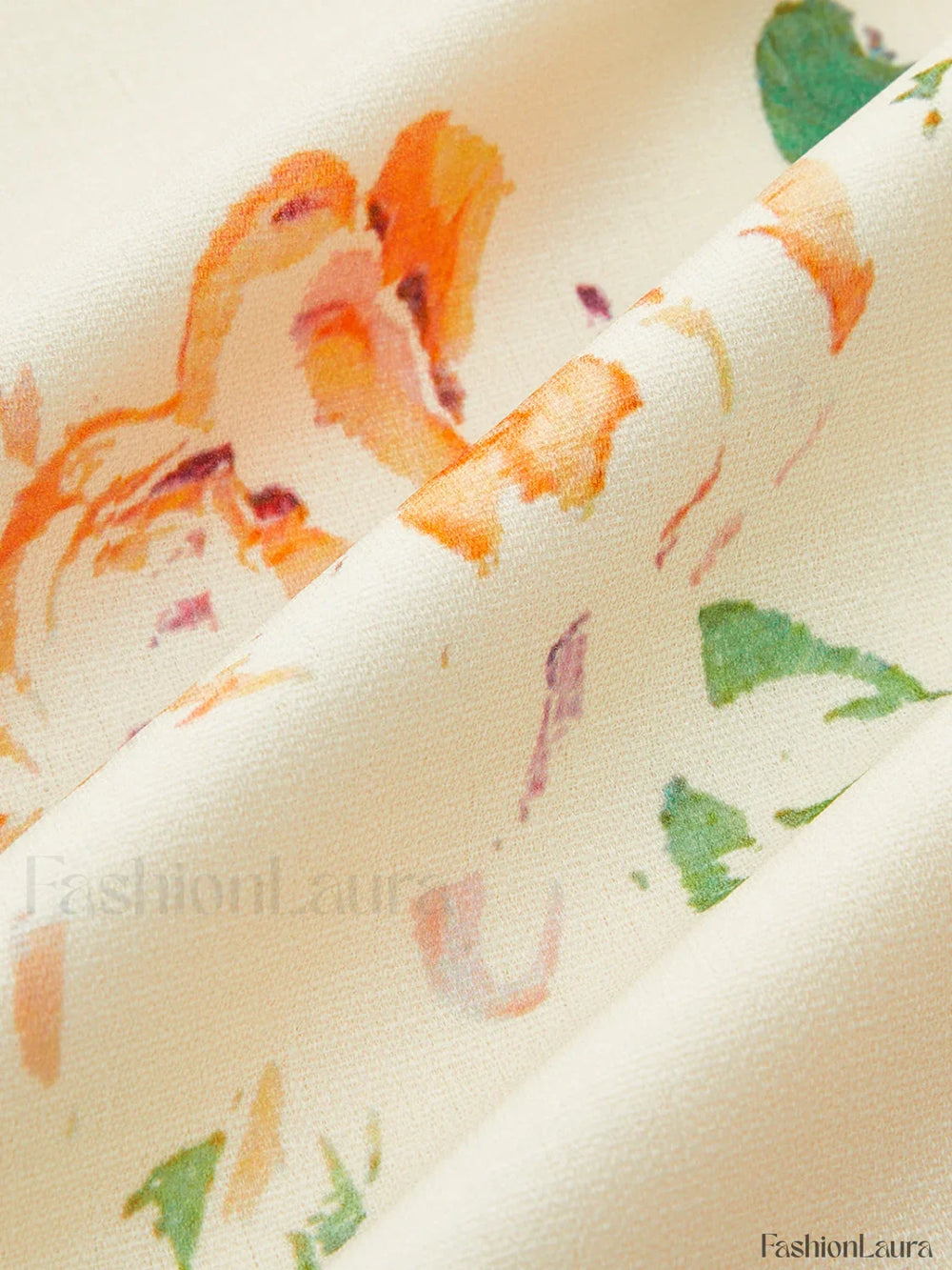 Floral Print Lace Up Back Sleeveless Dress Dresses