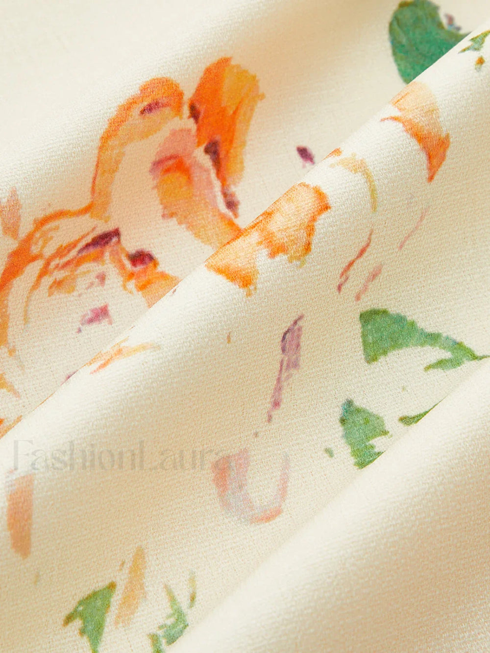 Floral Print Lace Up Back Sleeveless Dress Dresses