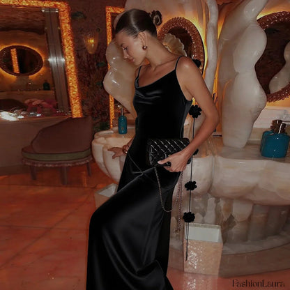 Floral Strappy Backless Slim Fit Hip Wrap Maxi Dress