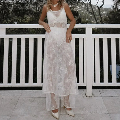 Flower Mesh Floral Dress Cover Up