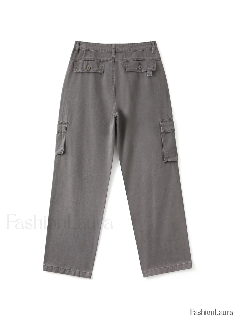 Fold Over Waist Y2K Straight Leg Pants Straight Leg Pants