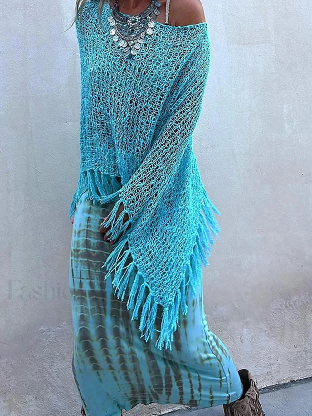 Gothic Print Pencil Maxi Skirt