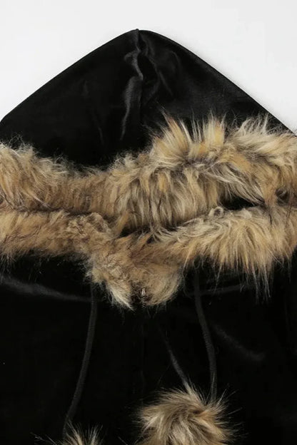 Gothic Velvet Zip Up Hoodie