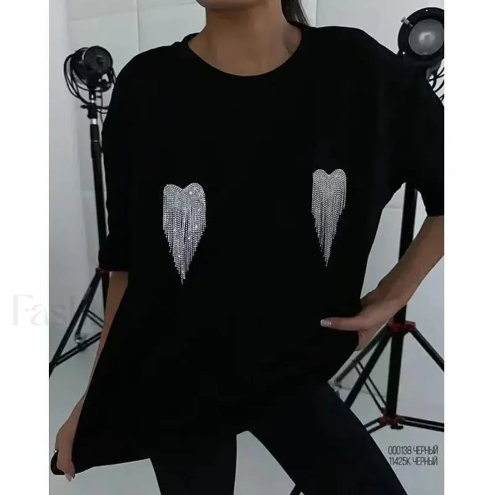 Heavy Love Hot Drill Cotton T Shirt