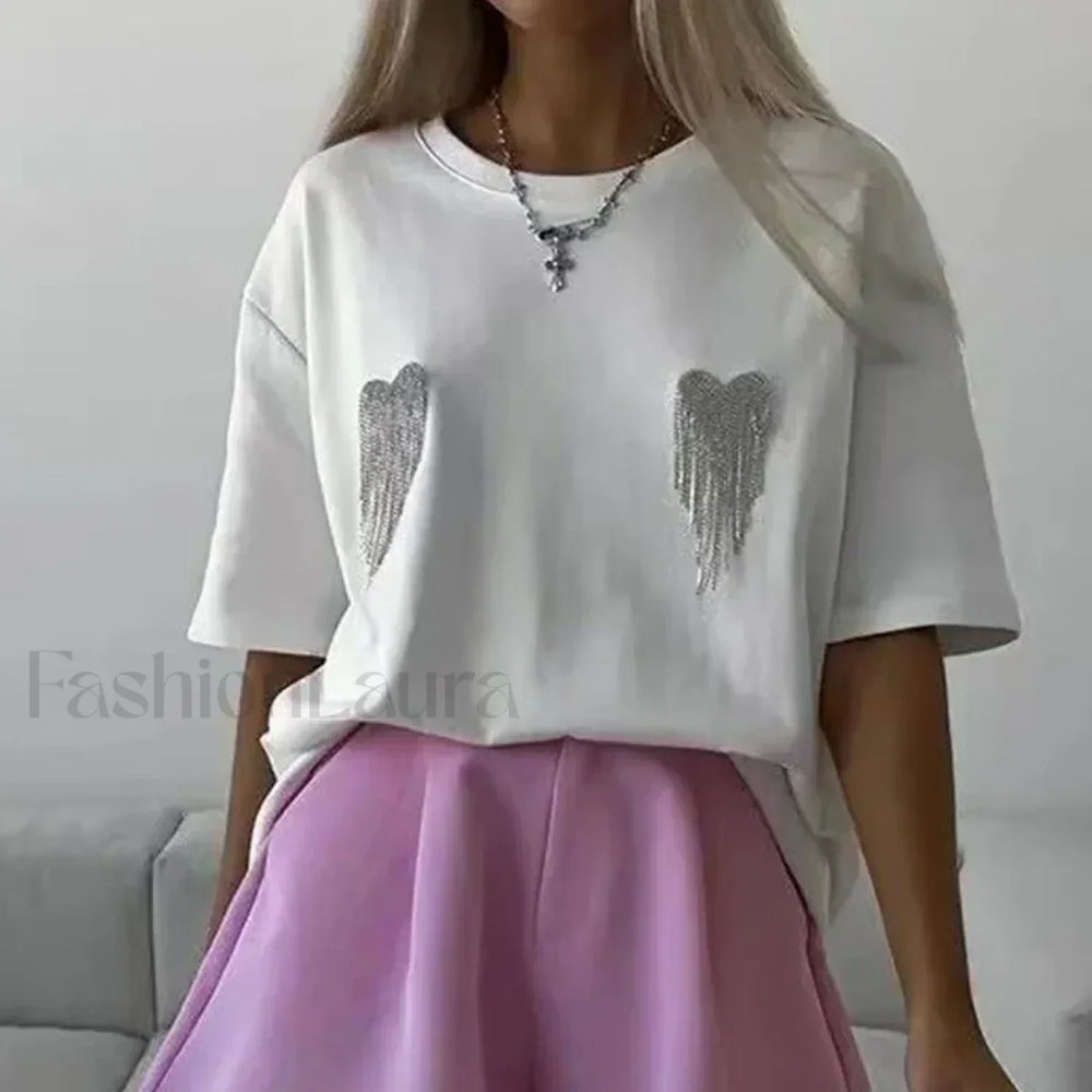 Heavy Love Hot Drill Cotton T Shirt