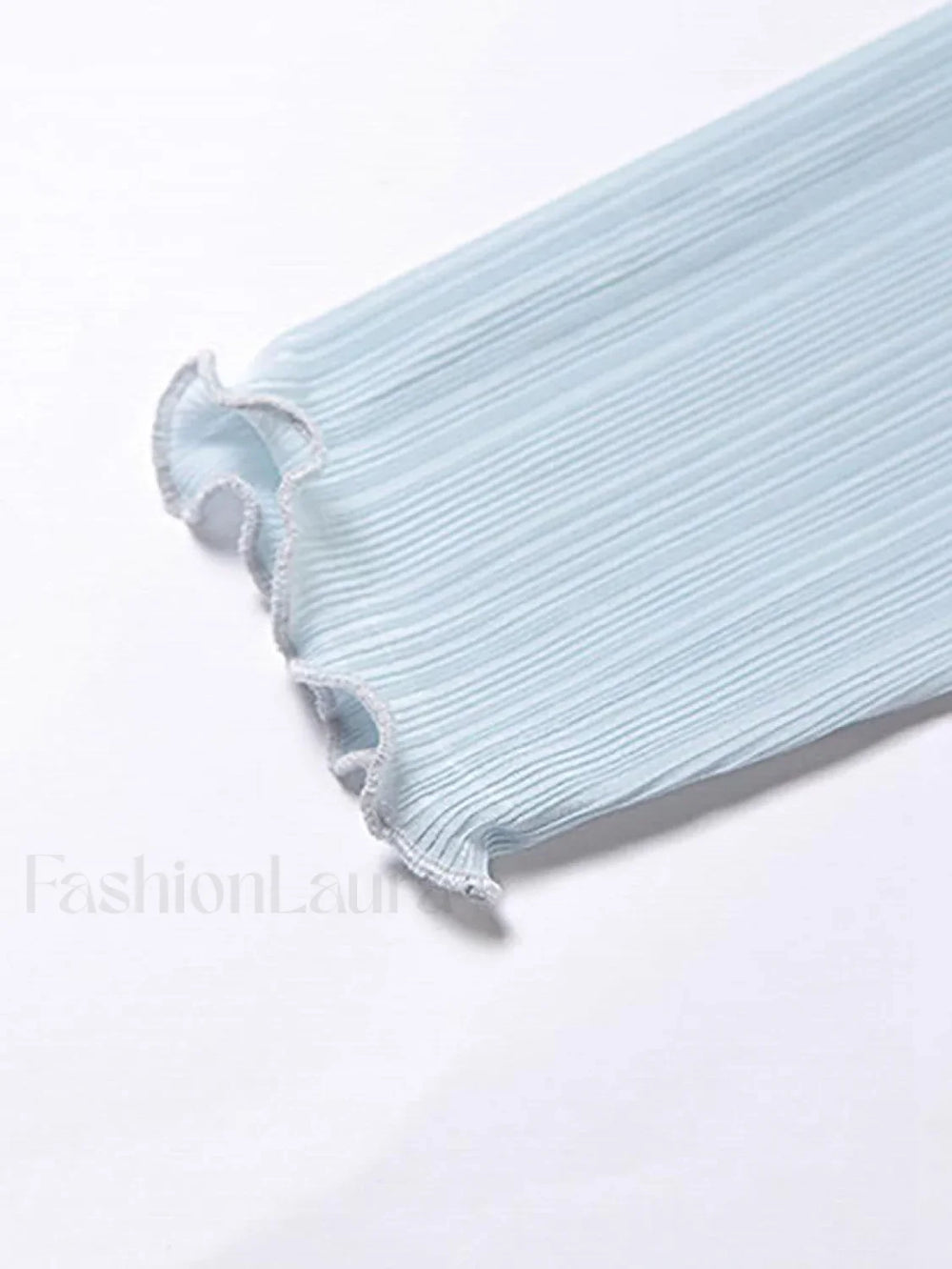 High Neck Semi Sheer Knit Top Tops&Tees