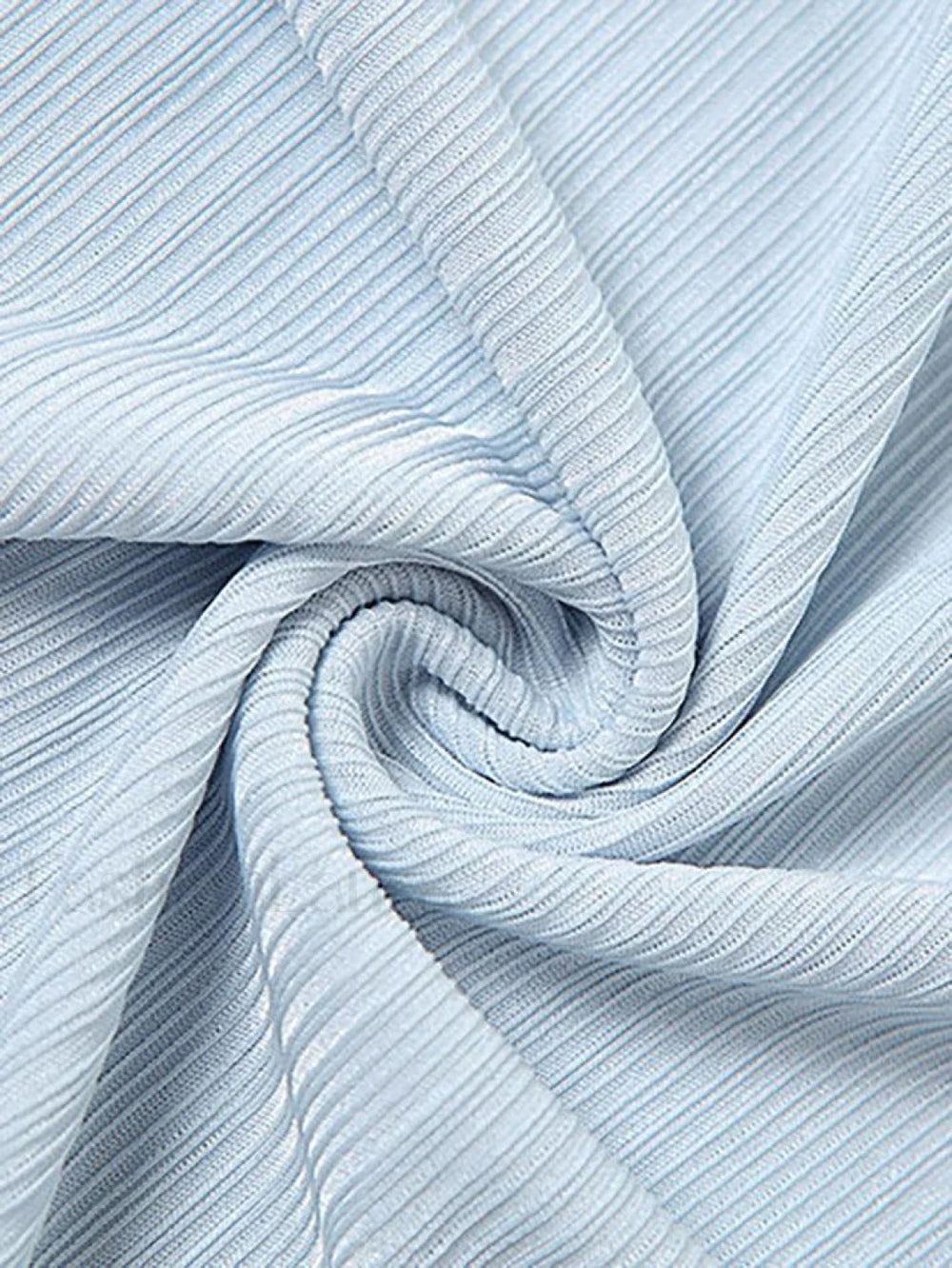 High Neck Semi Sheer Knit Top Tops&Tees