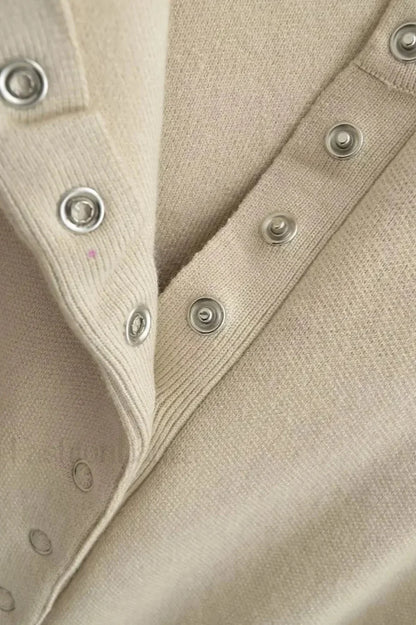 High Waist Slim Fit Cardigan