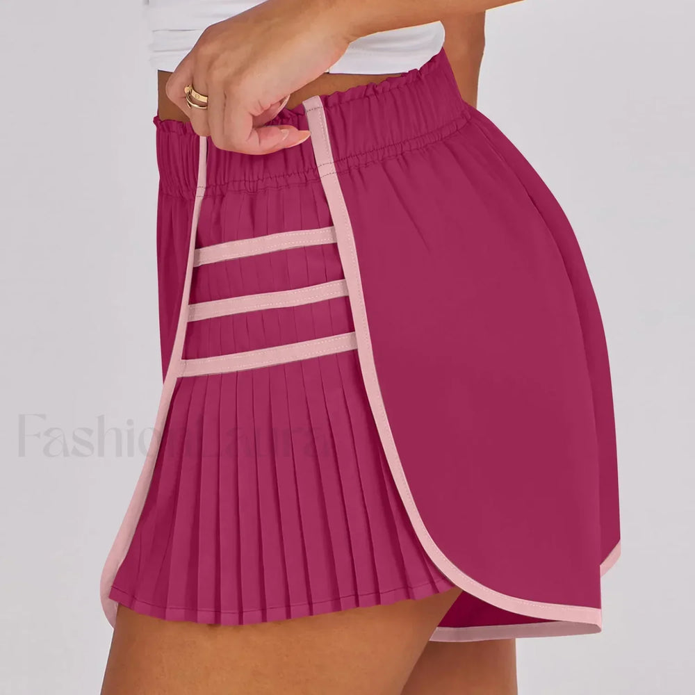 High Waist Sports Running Workout Yoga Quick Dry Gym Short