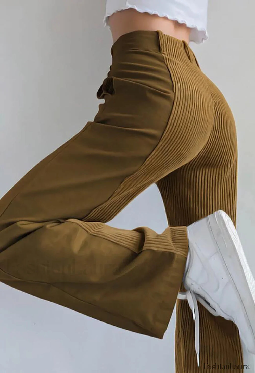 High Waist Y2K Corduroy Loose Pants Pants